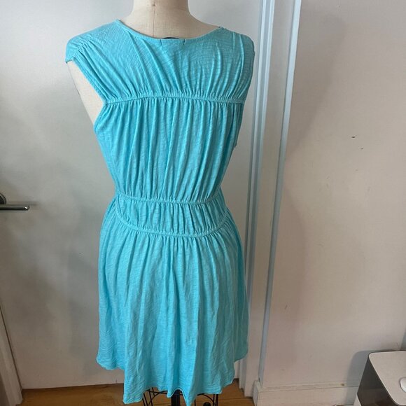 ATM Gathered Slub Cotton-Jersey Mini Dress Size XS - Picture 5 of 6